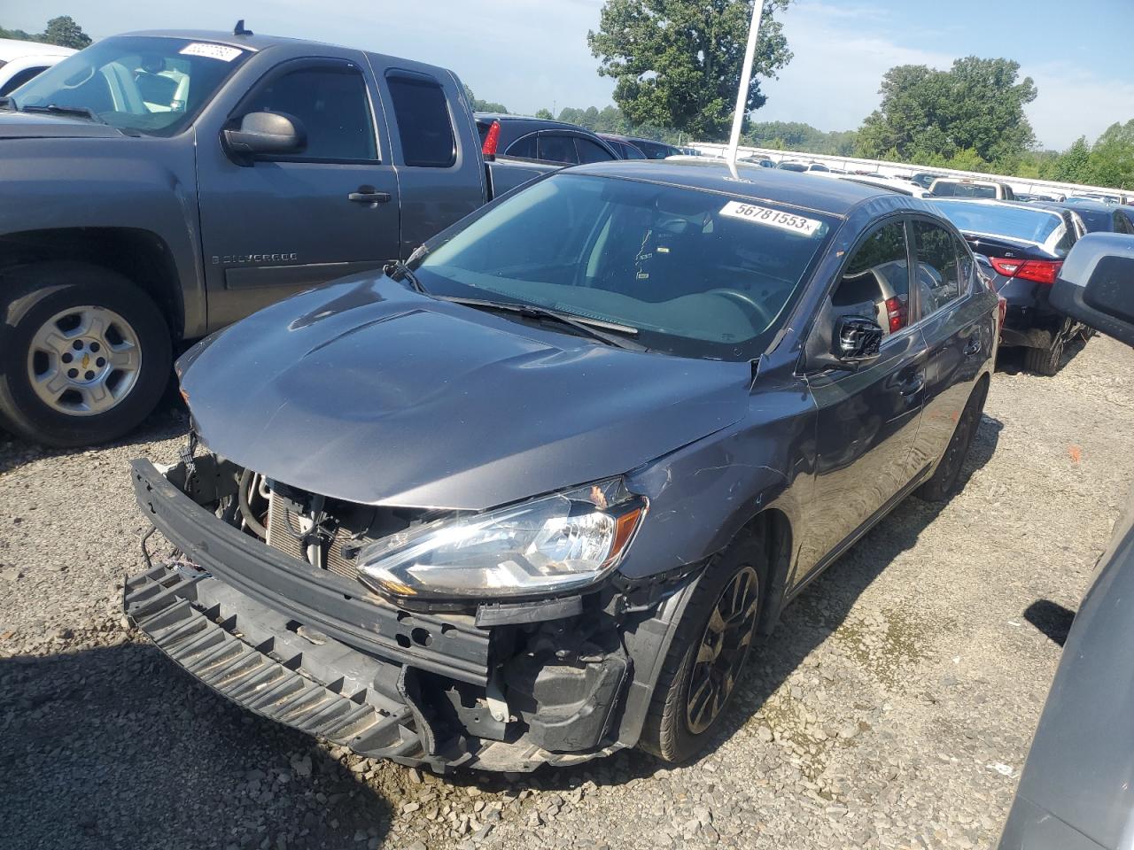 Image 1 of 2017 NISSAN SENTRA S 2017 with VIN 3N1AB7AP4HY333874