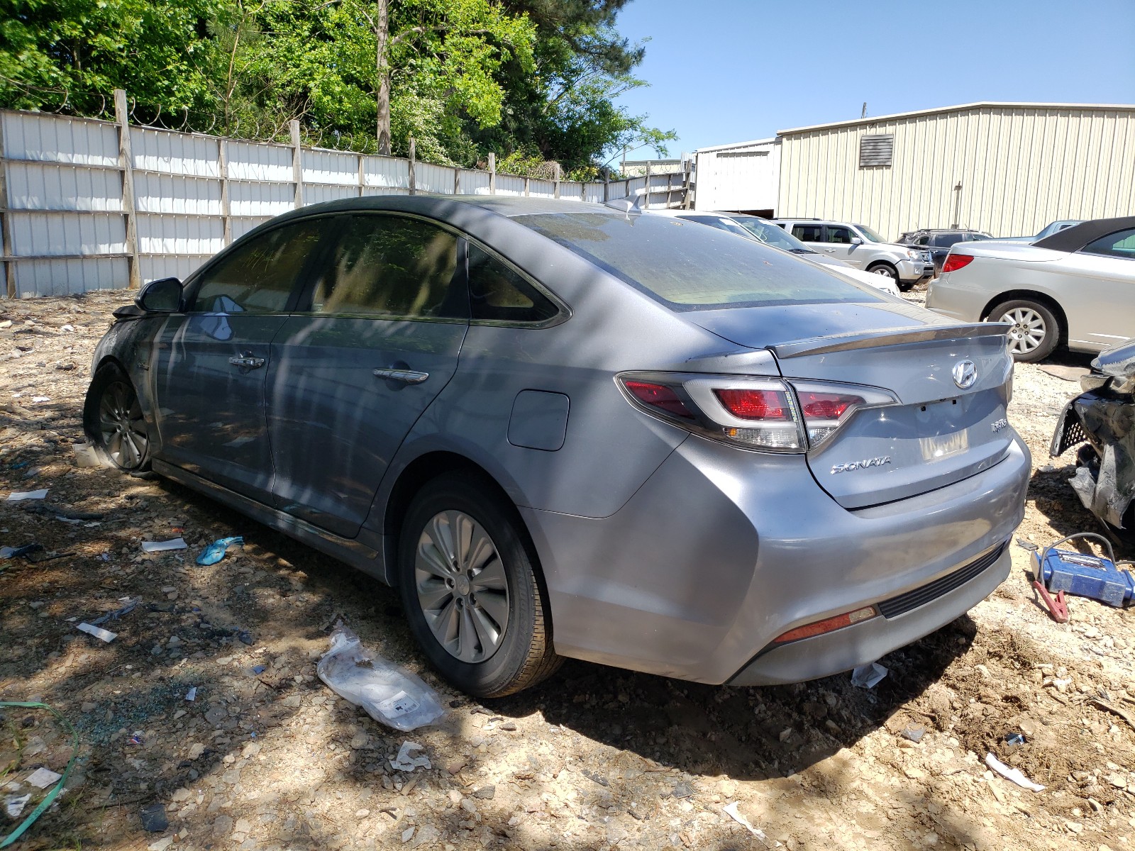 Image 3 of 2016 HYUNDAI SONATA HYBRID 2016 with VIN KMHE24L1XGA011986