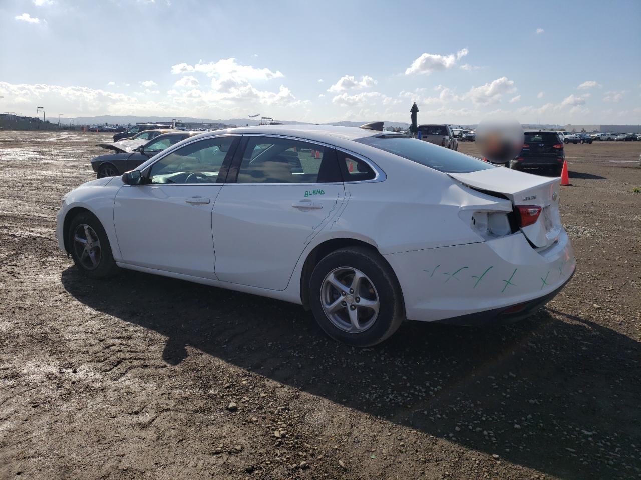 Image 2 of 2018 CHEVROLET MALIBU LS 2018 with VIN 1G1ZB5ST4JF273780