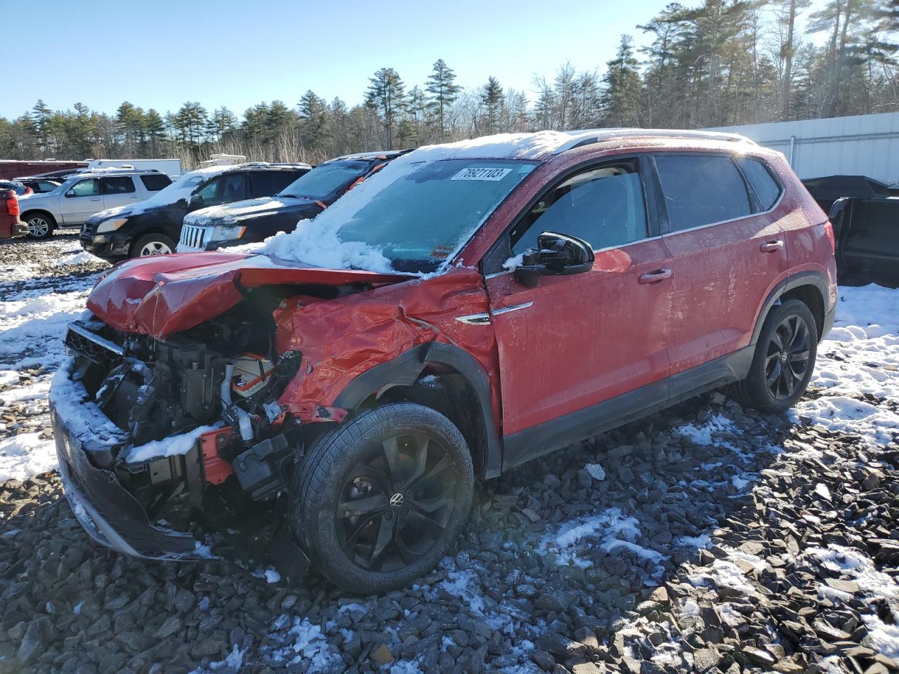 Image 1 of 2022 VOLKSWAGEN TAOS SE IQ DRIVE 2022 with VIN 3VVPX7B24NM088963