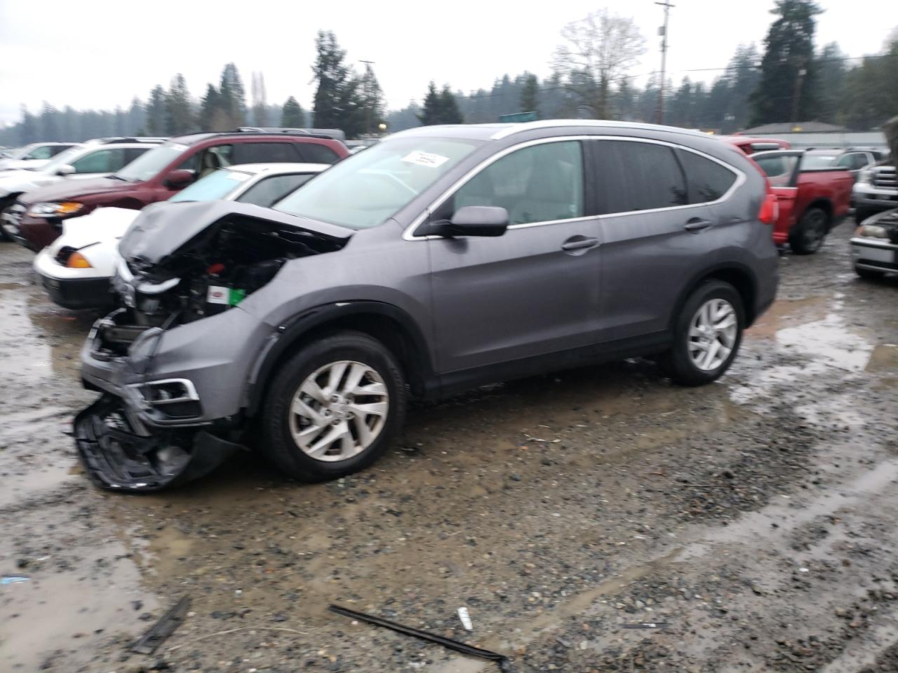 Изображение 1 2015 HONDA CR-V EXL 2015 с VIN 2HKRM4H73FH662395