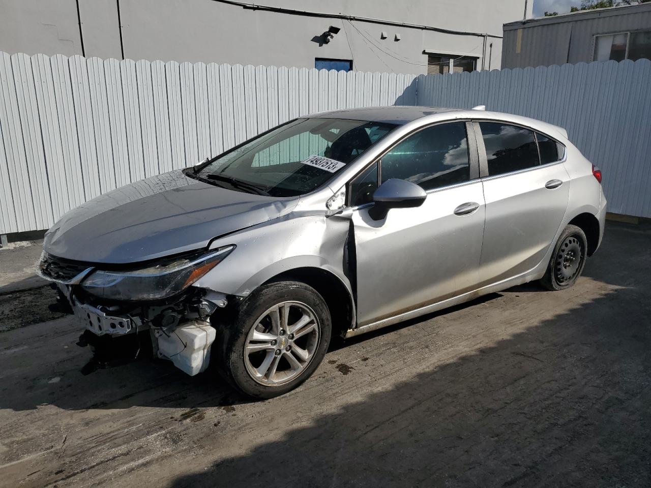 Image 1 of 2018 CHEVROLET CRUZE LT 2018 with VIN 3G1BE6SM2JS645474