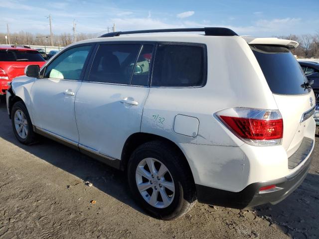 Image 2 of 2013 TOYOTA HIGHLANDER BASE 2013 with VIN 5TDBK3EH6DS229403