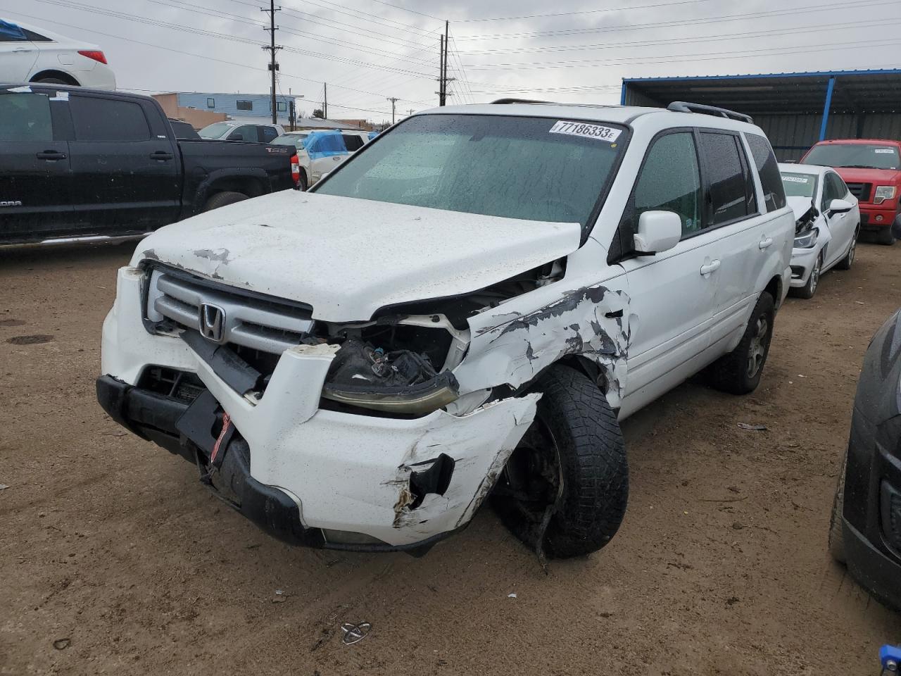 Image 1 of 2006 HONDA PILOT EX 2006 with VIN 5FNYF18566B001980