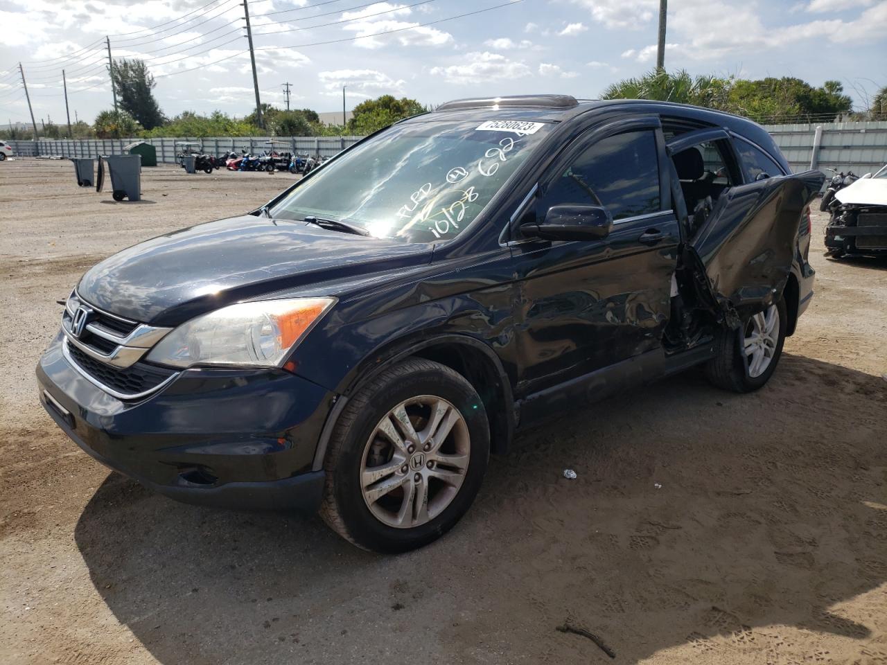 Изображение 1 2011 HONDA CR-V EXL 2011 с VIN 5J6RE4H70BL016924