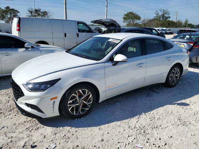 Image 1 of 2021 HYUNDAI SONATA SEL 2021 with VIN 5NPEL4JAXMH103592