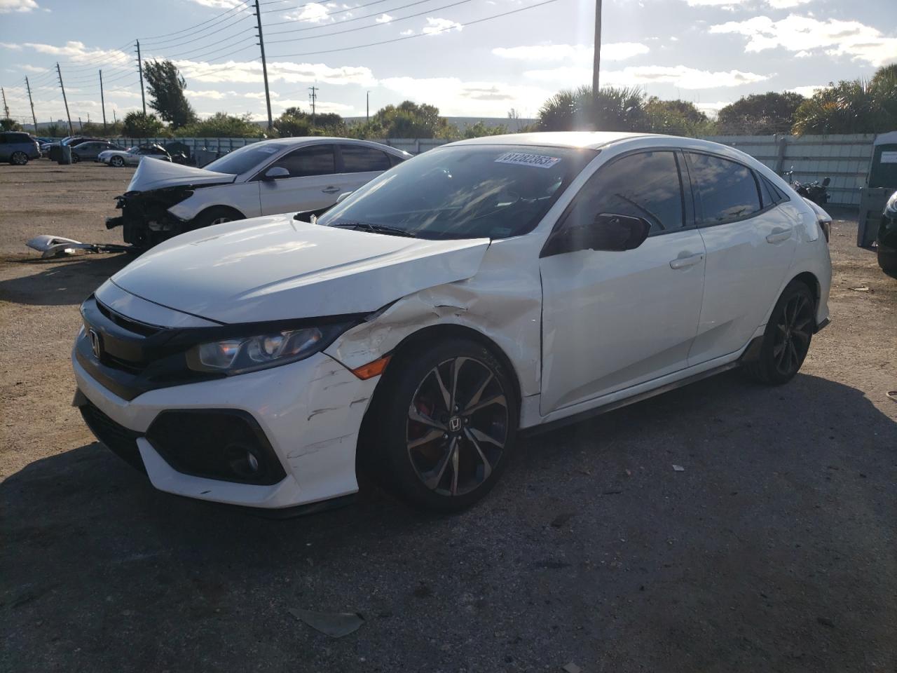 Image 1 of 2018 HONDA CIVIC SPORT 2018 with VIN SHHFK7G49JU208949