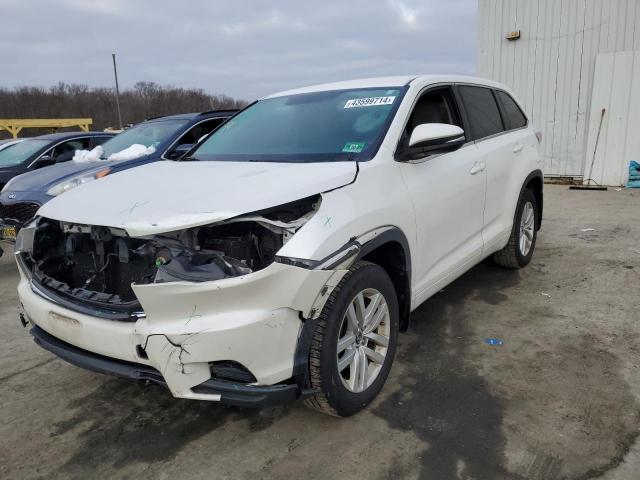 Image 1 of 2016 TOYOTA HIGHLANDER LE 2016 with VIN 5TDBKRFH2GS341864