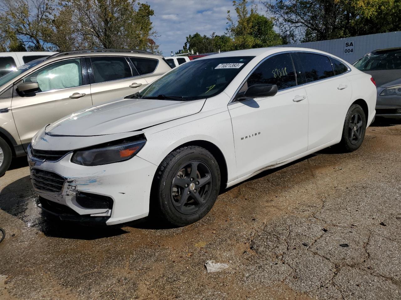 Image 1 of 2018 CHEVROLET MALIBU LS 2018 with VIN 1G1ZB5ST5JF164535