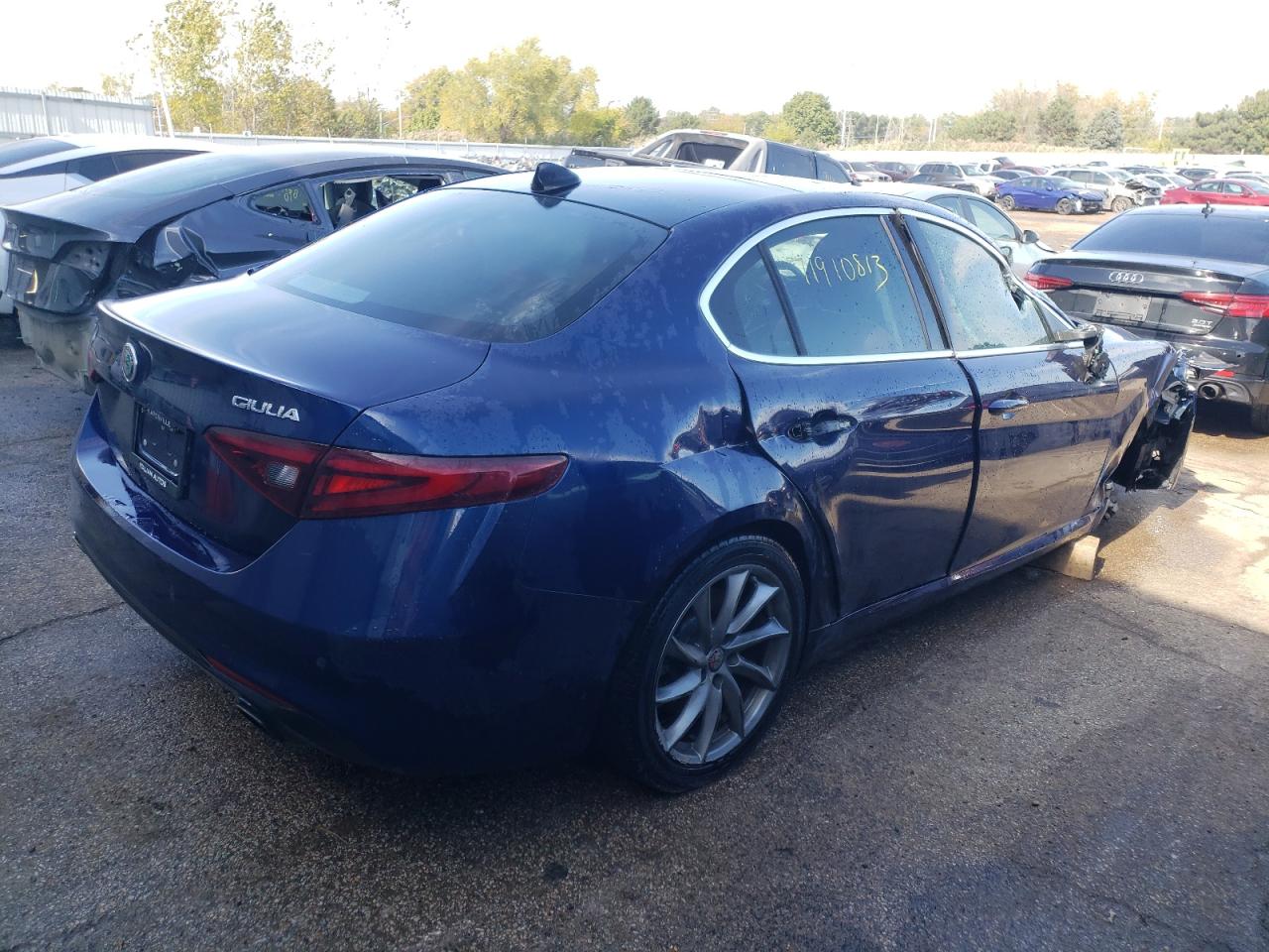 Image 3 of 2017 ALFA ROMEO GIULIA Q4 2017 with VIN ZARFAEDN6H7549429