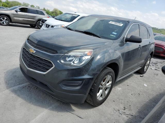 Image 1 of 2017 CHEVROLET EQUINOX LS 2017 with VIN 2GNALBEK3H1538569