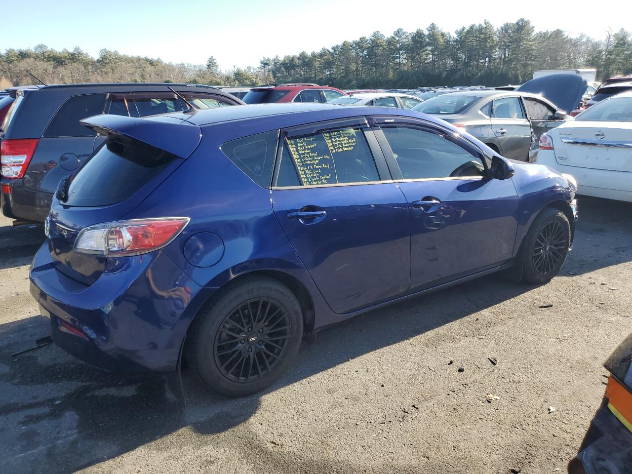 Image 3 of 2012 MAZDA 3 I 2012 with VIN JM1BL1L82C1633217