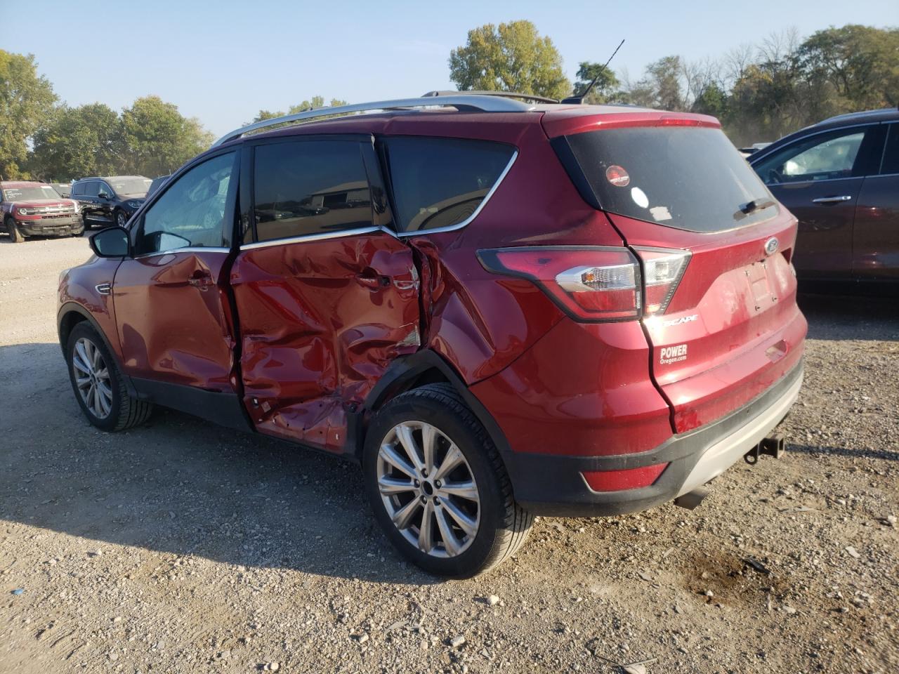 Image 2 of 2017 FORD ESCAPE TITANIUM 2017 with VIN 1FMCU9J90HUB53822