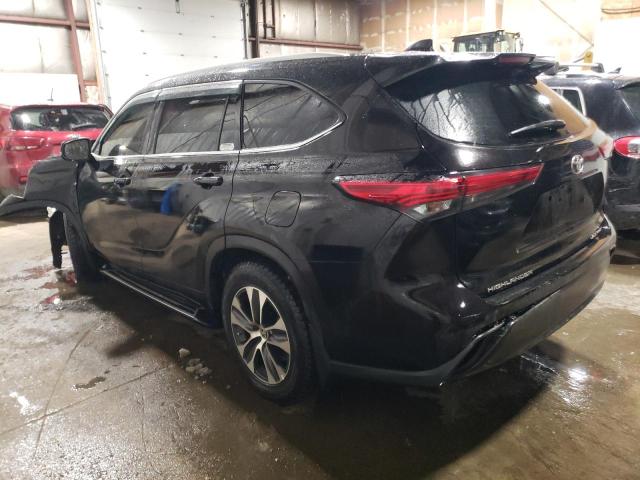 Image 2 of 2022 TOYOTA HIGHLANDER XLE 2022 with VIN 5TDGZRBH8NS186581