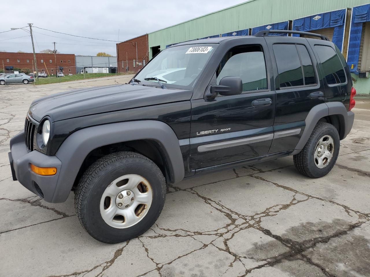 Image 1 of 2003 JEEP LIBERTY SPORT 2003 with VIN 1J4GK48K63W503985