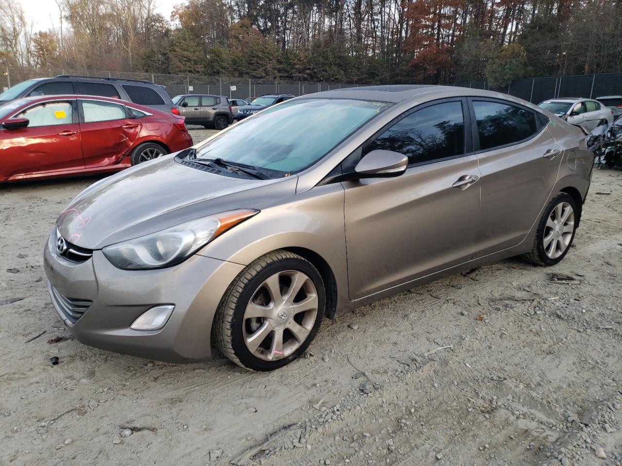 Image 1 of 2013 HYUNDAI ELANTRA GLS 2013 with VIN 5NPDH4AE2DH442024