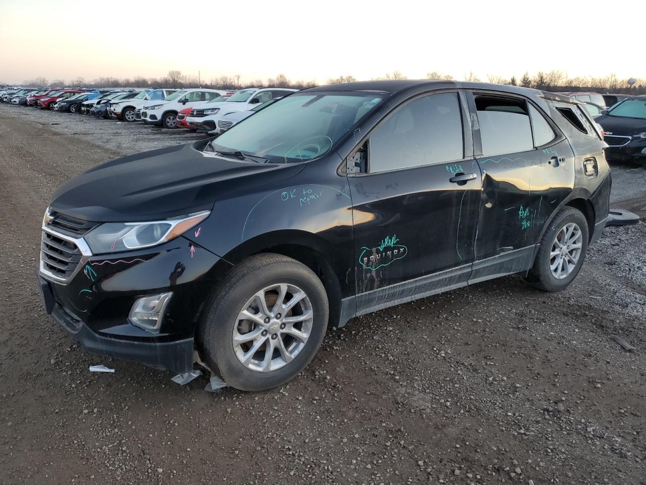 Image 1 of 2018 CHEVROLET EQUINOX LS 2018 with VIN 3GNAXHEV2JL339115