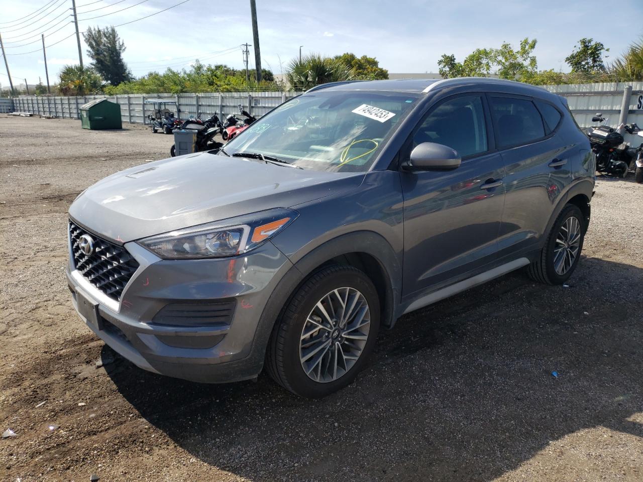 Image 1 of 2019 HYUNDAI TUCSON LIMITED 2019 with VIN KM8J33AL7KU054473