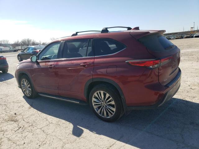 Image 2 of 2022 TOYOTA HIGHLANDER PLATINUM 2022 with VIN 5TDFZRBHXNS228745