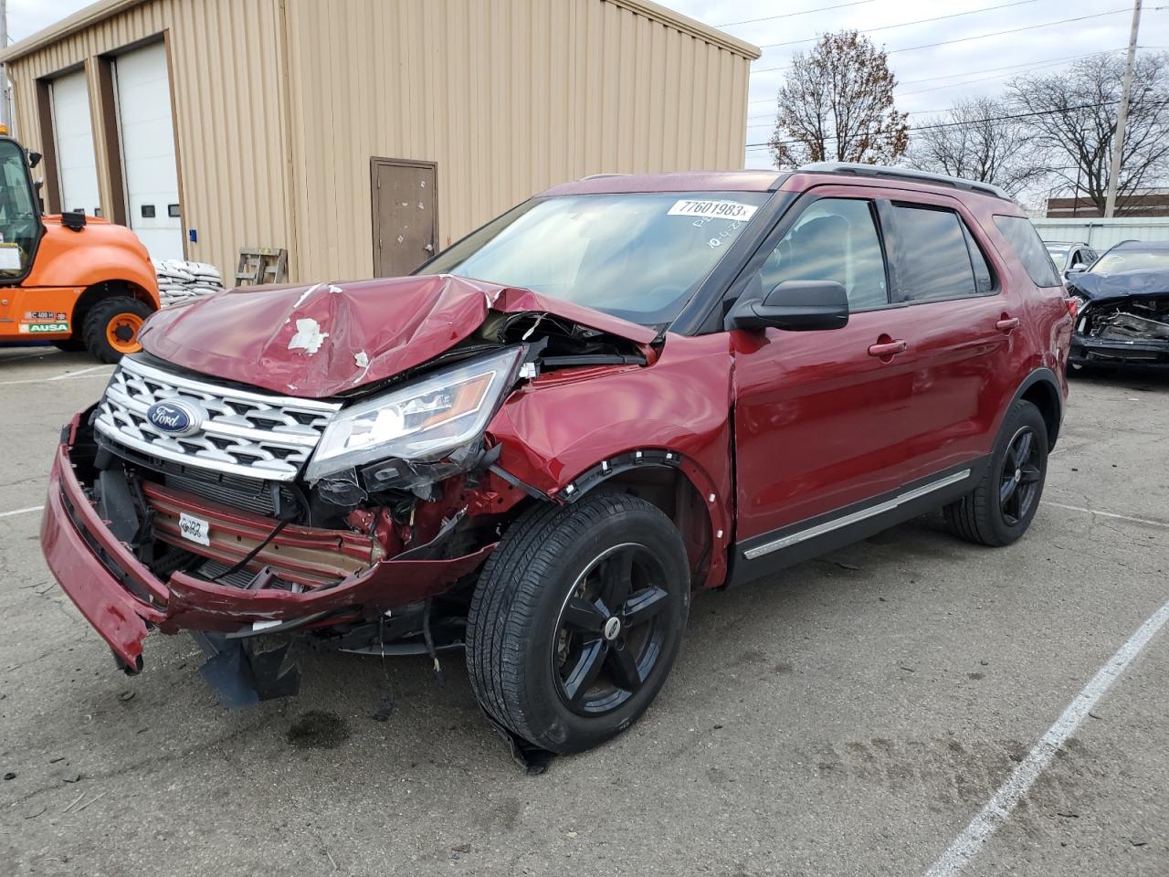 Изображение 1 2018 FORD EXPLORER XLT 2018 с VIN 1FM5K7D82JGC66875
