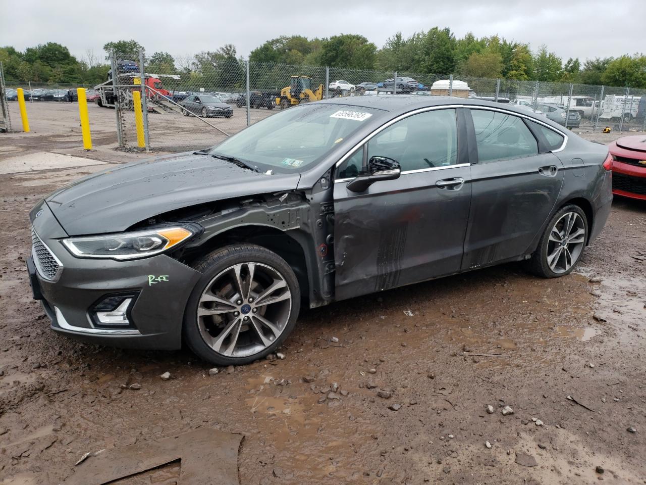 Изображение 1 2019 FORD FUSION TITANIUM 2019 с VIN 3FA6P0K96KR238395
