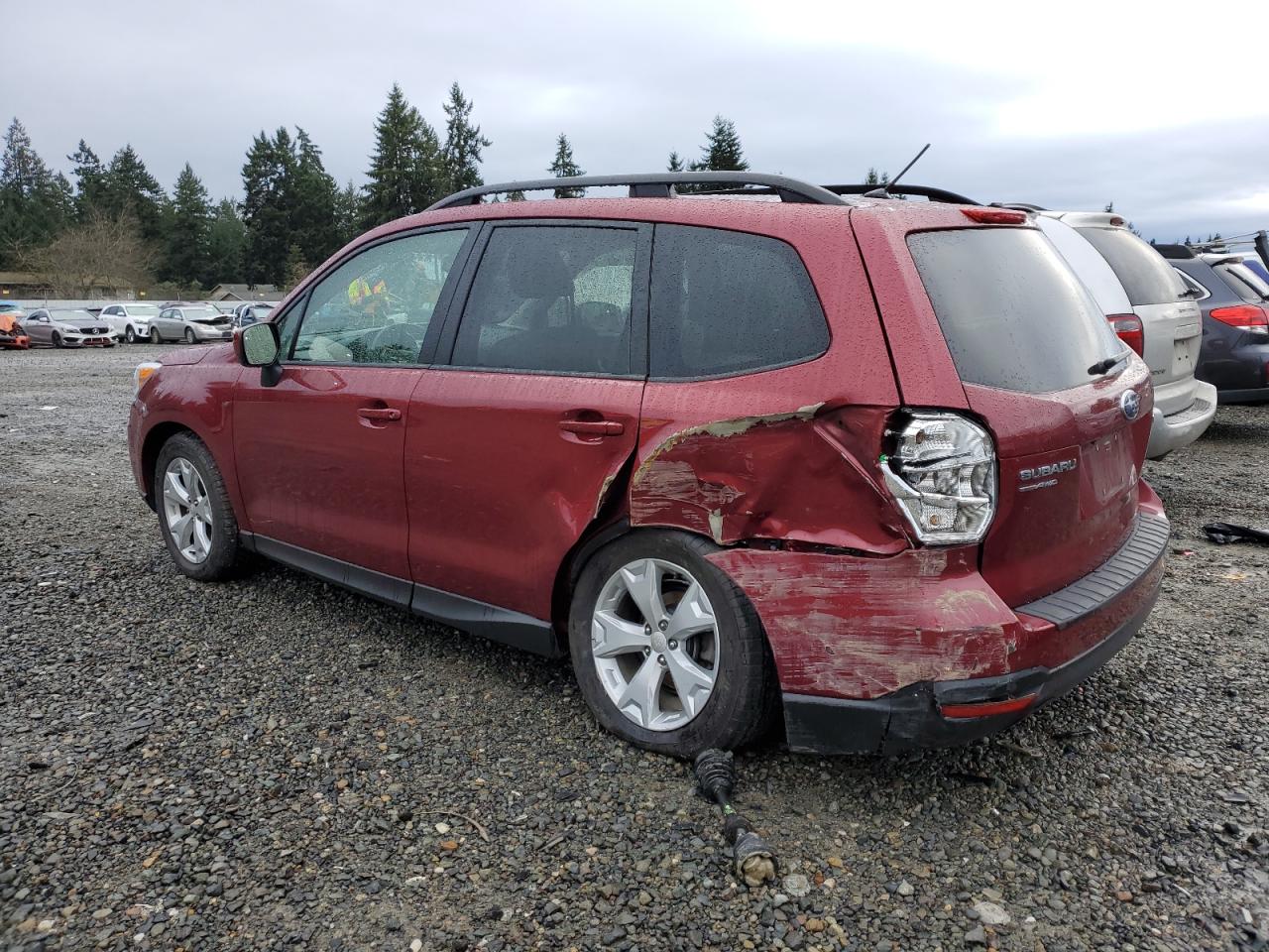 Image 2 of 2015 SUBARU FORESTER 2.5I PREMIUM 2015 with VIN JF2SJADC9FH409254
