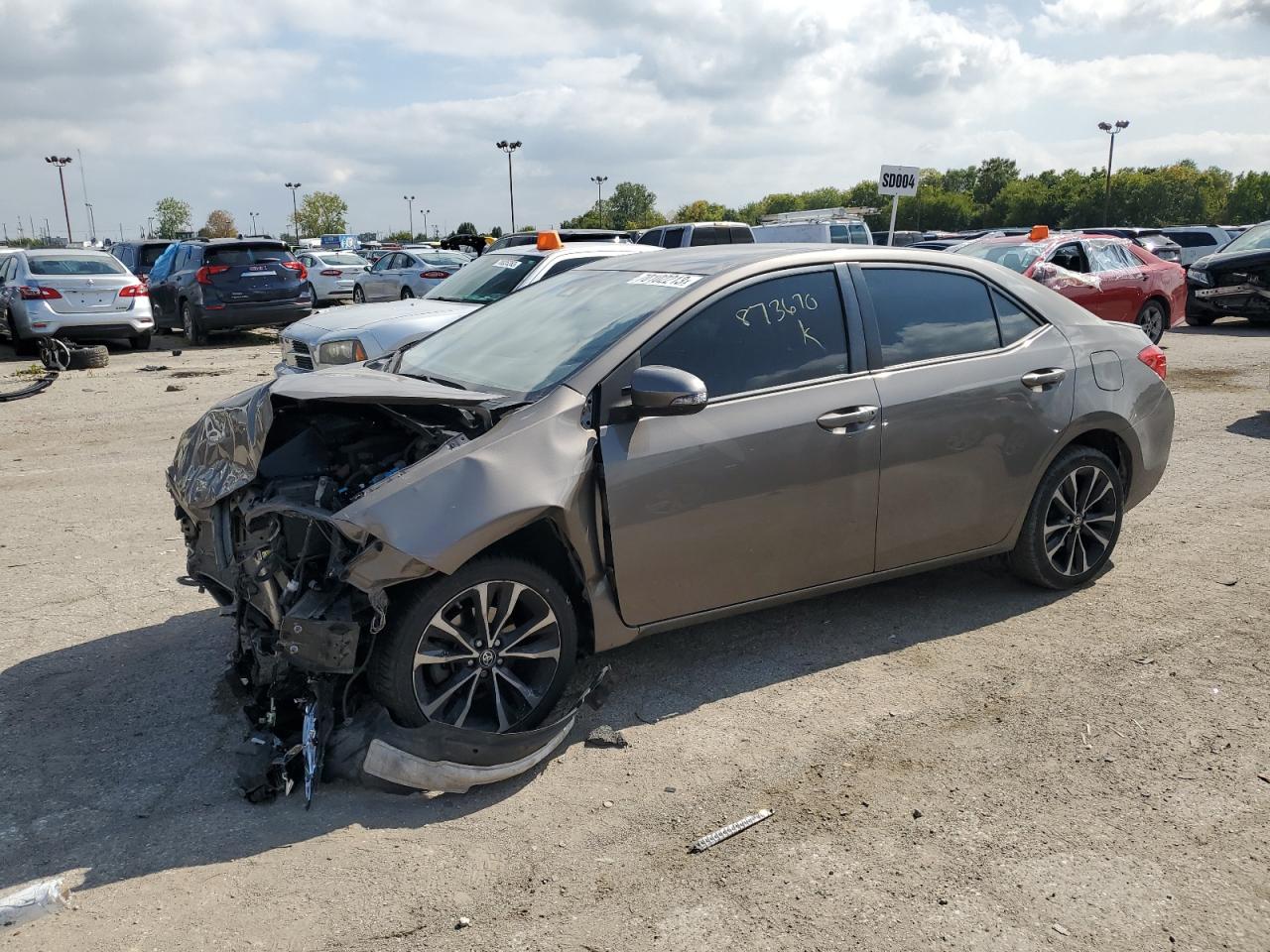 Image 1 of 2017 TOYOTA COROLLA L 2017 with VIN 2T1BURHE9HC873670