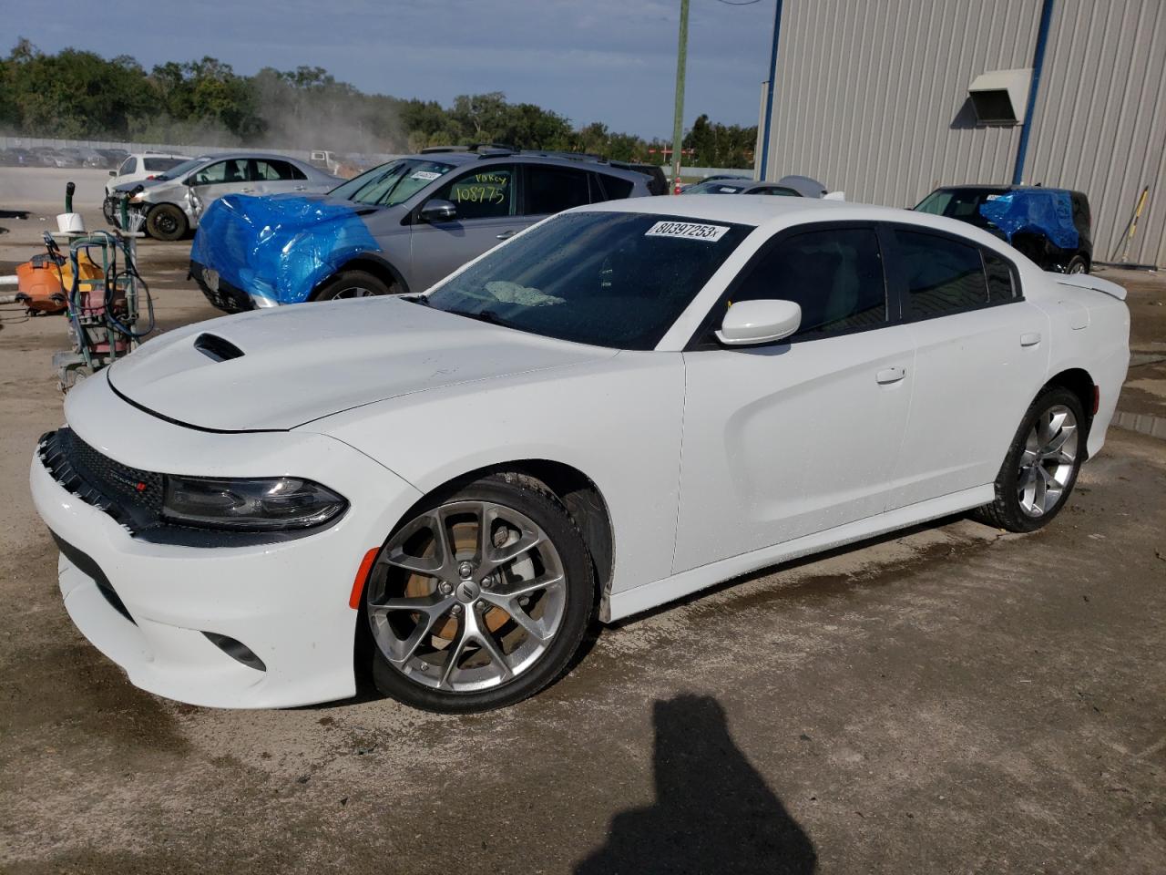 Image 1 of 2022 DODGE CHARGER GT 2022 with VIN 2C3CDXHGXNH145131