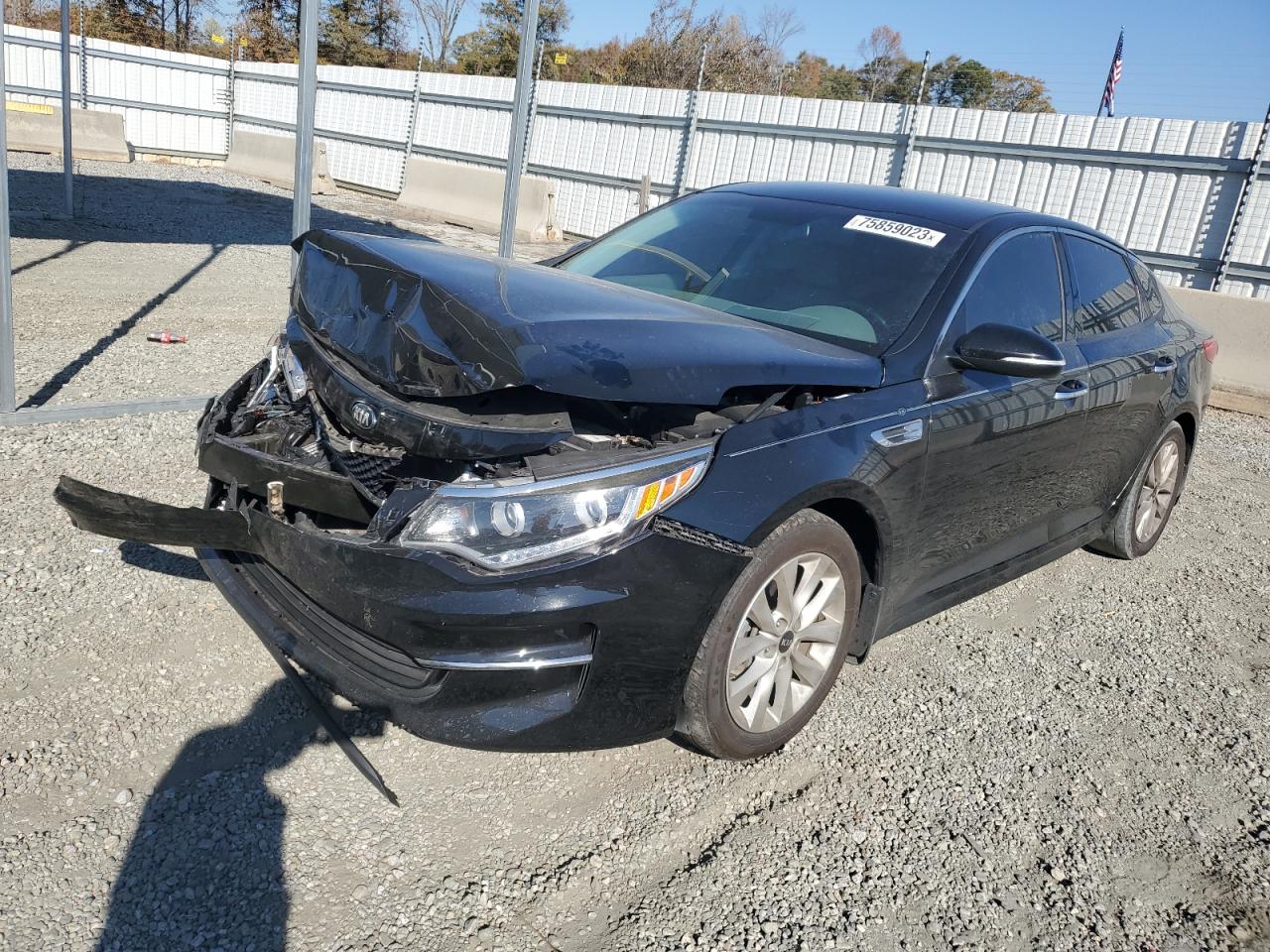 Image 1 of 2016 KIA OPTIMA EX 2016 with VIN 5XXGU4L38GG079670