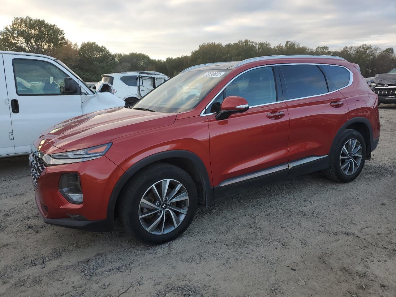 Image 1 of 2020 HYUNDAI SANTA FE LIMITED 2020 with VIN 5NMS53AD5LH164930