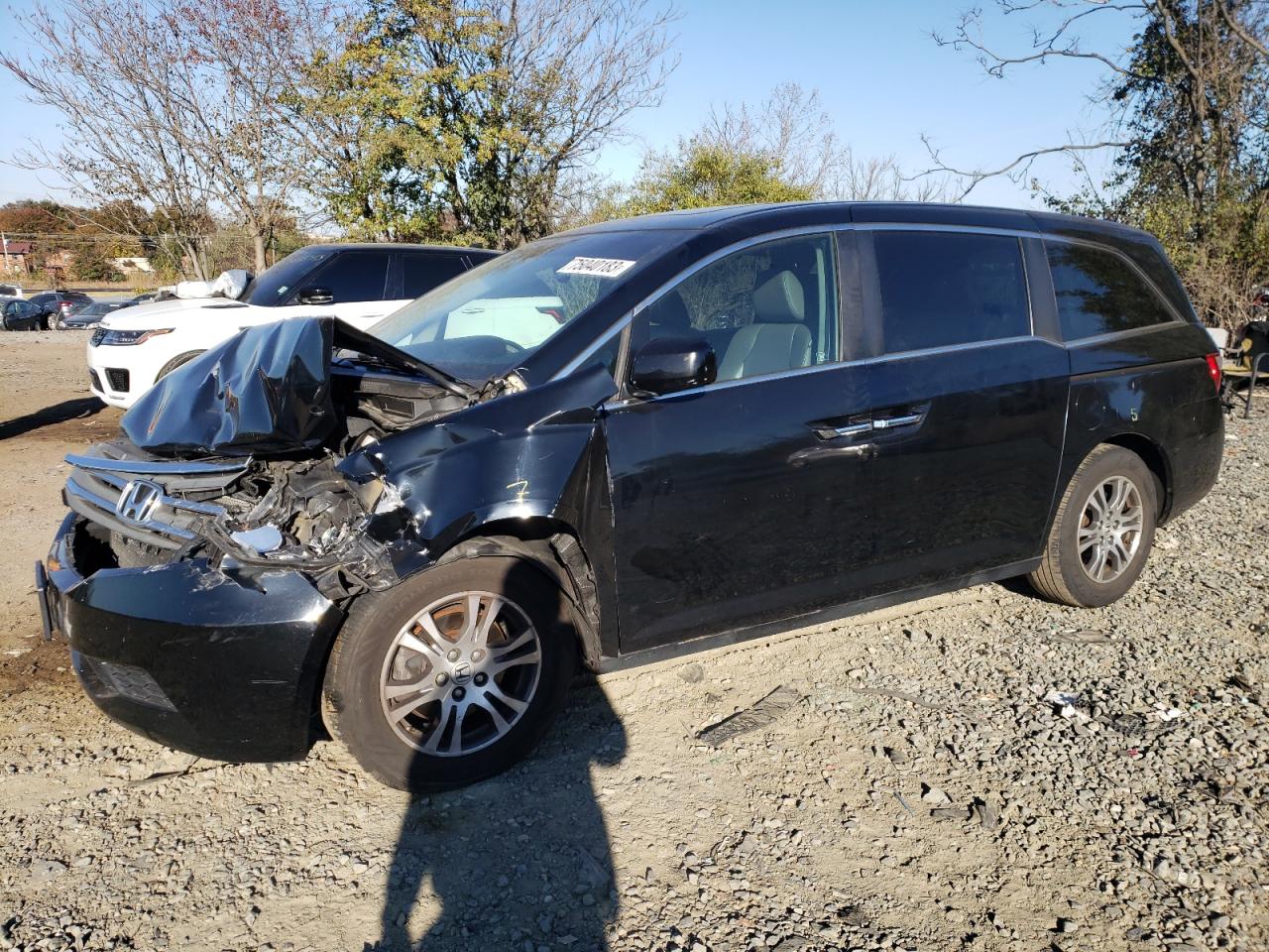Image 1 of 2012 HONDA ODYSSEY EXL 2012 with VIN 5FNRL5H60CB099378
