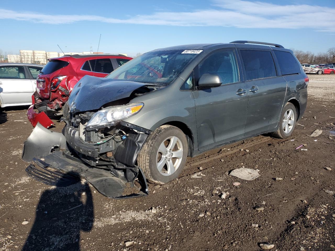 Изображение 1 2012 TOYOTA SIENNA LE 2012 с VIN 5TDKK3DC0CS219194
