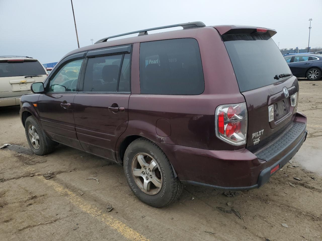 Изображение 2 2007 HONDA PILOT EX 2007 с VIN 2HKYF18447H503767