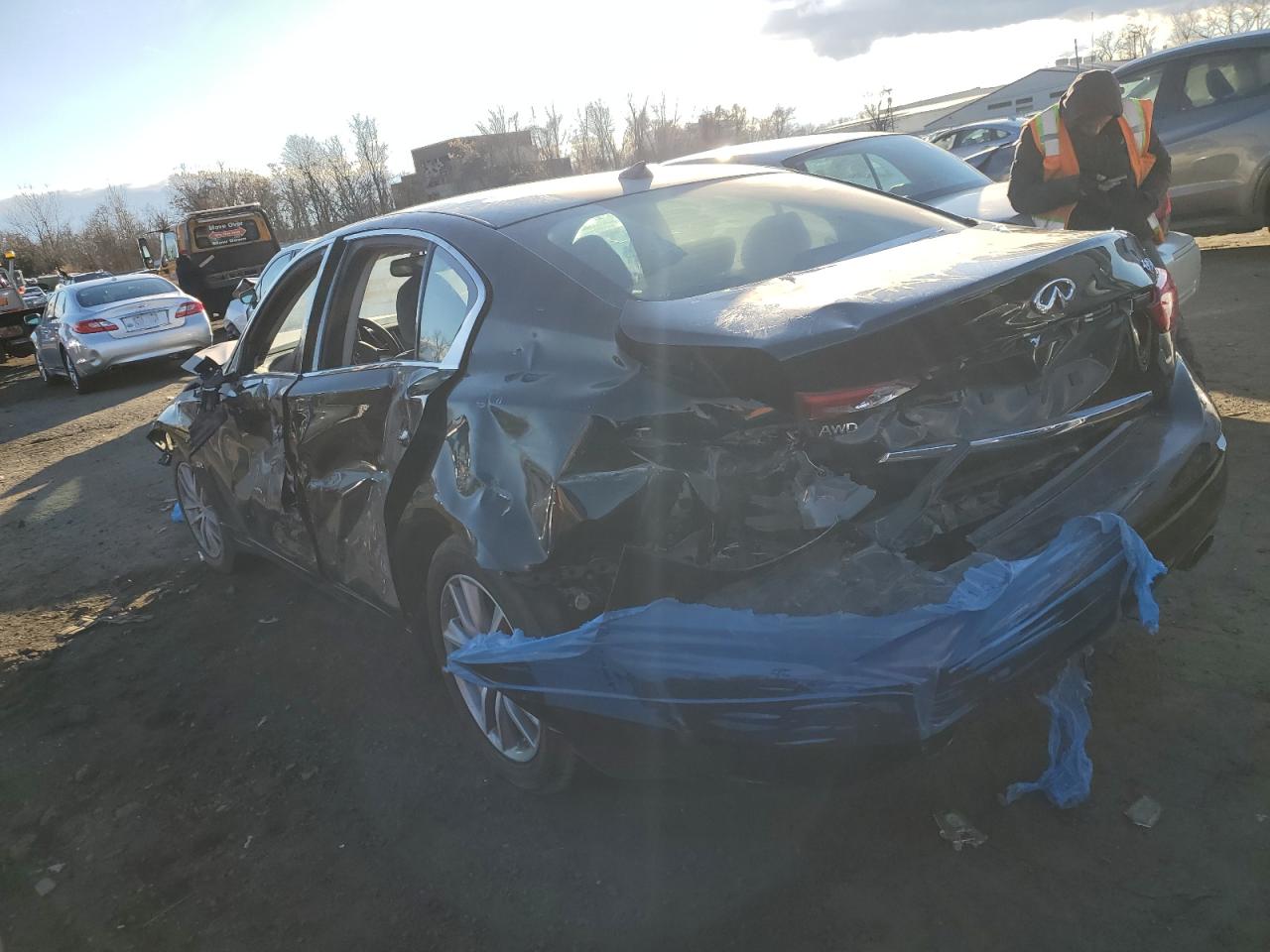 Image 2 of 2017 INFINITI Q50 PREMIUM 2017 with VIN JN1EV7AR1HM841667