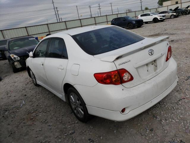 Image 2 of 2009 TOYOTA COROLLA BASE 2009 with VIN 1NXBU40E89Z128259