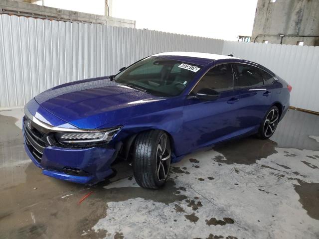 Image 1 of 2022 HONDA ACCORD SPORT 2022 with VIN 1HGCV1F37NA089557