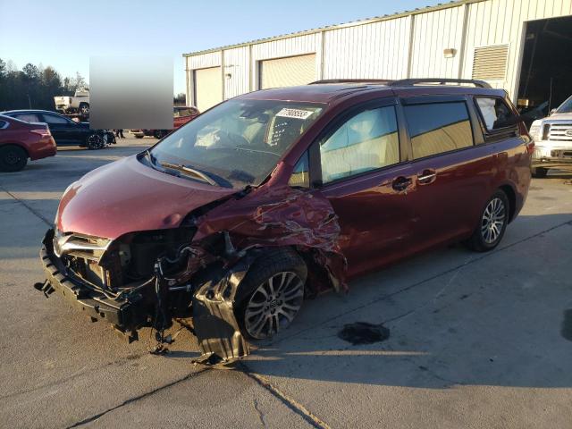 Image 1 of 2020 TOYOTA SIENNA XLE 2020 with VIN 5TDYZ3DC3LS048575