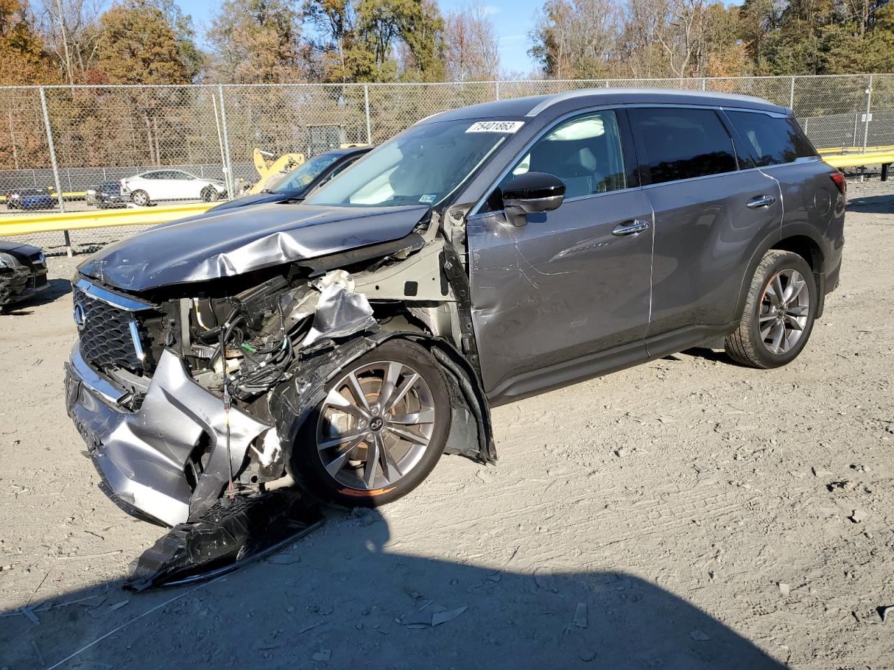 Image 1 of 2023 INFINITI QX60 LUXE 2023 with VIN 5N1DL1FS6PC330155