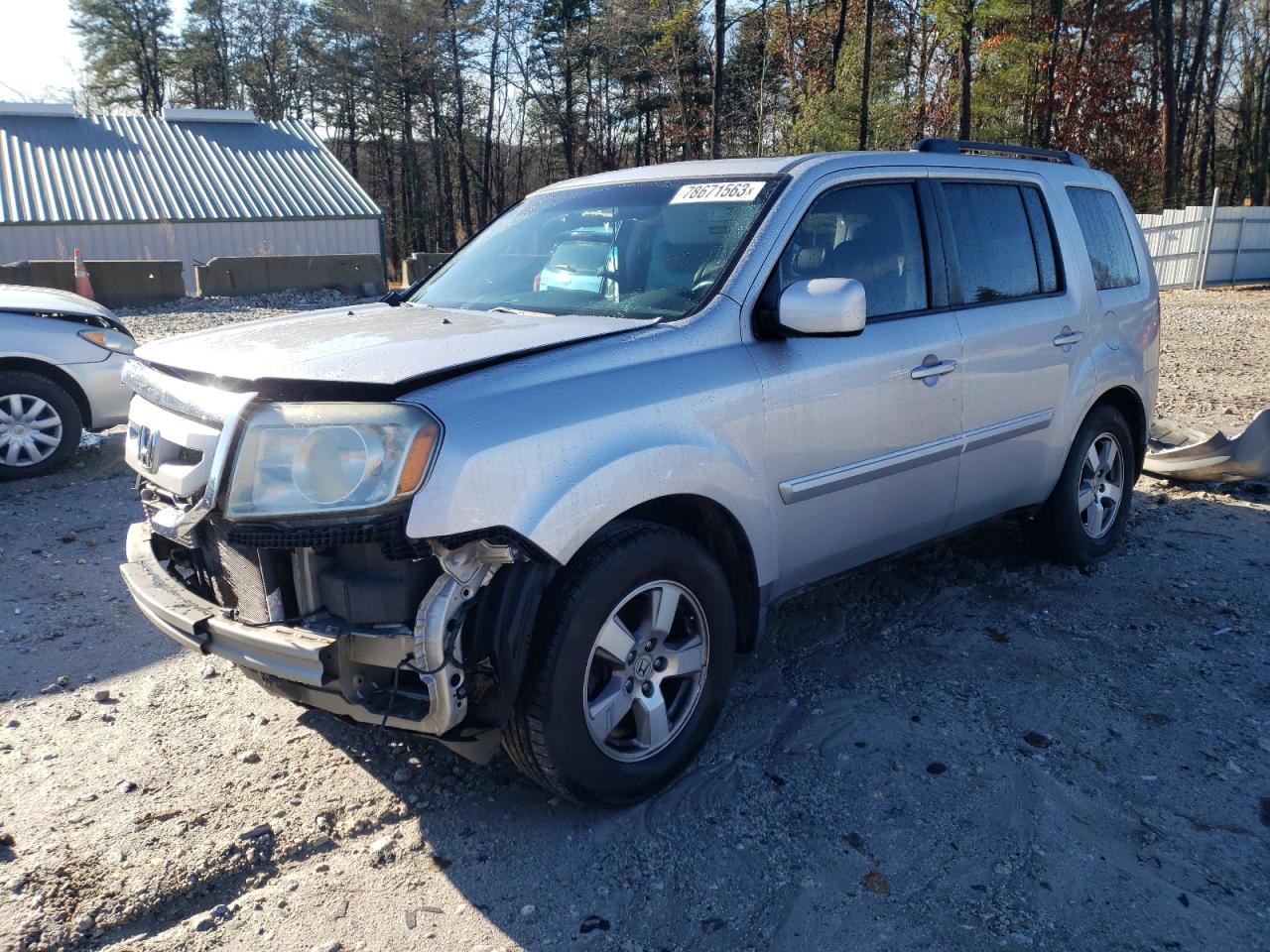Image 1 of 2011 HONDA PILOT EXL 2011 with VIN 5FNYF4H68BB013858