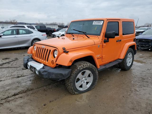 Image 1 of 2012 JEEP WRANGLER SAHARA 2012 with VIN 1C4GJWBGXCL176419