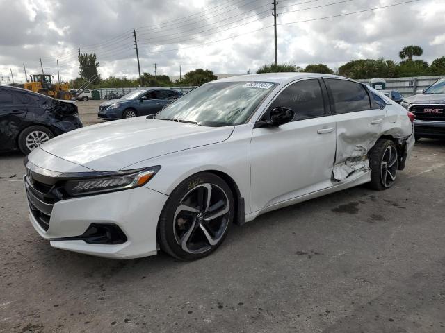 Изображение 1 2021 HONDA ACCORD SPORT 2021 с VIN 1HGCV1F31MA105508