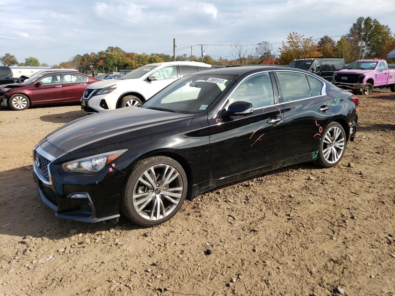 Image 1 of 2021 INFINITI Q50 SENSORY 2021 with VIN JN1EV7CR1MM750793