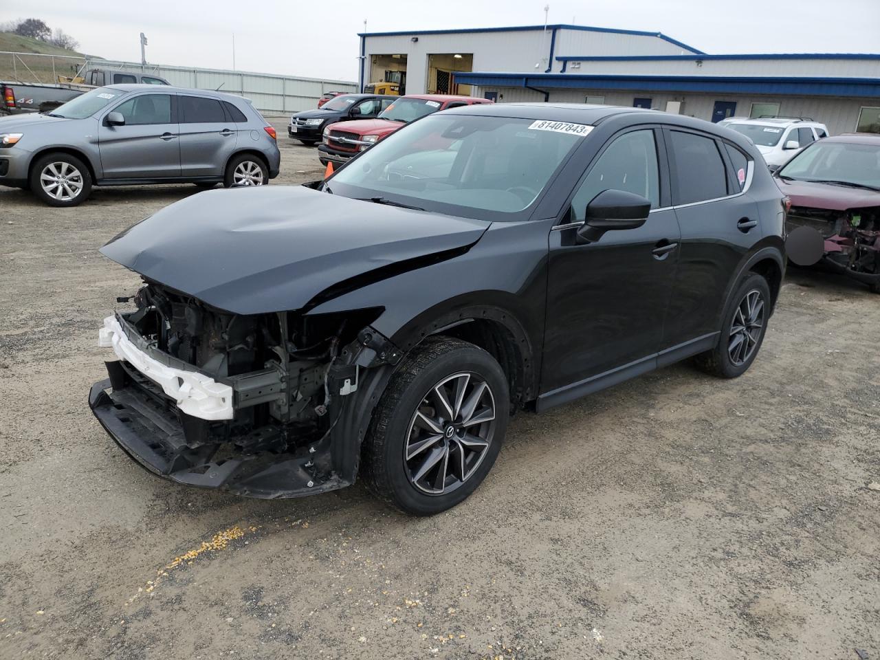 Image 1 of 2018 MAZDA CX-5 GRAND TOURING 2018 with VIN JM3KFBDM1J0329847