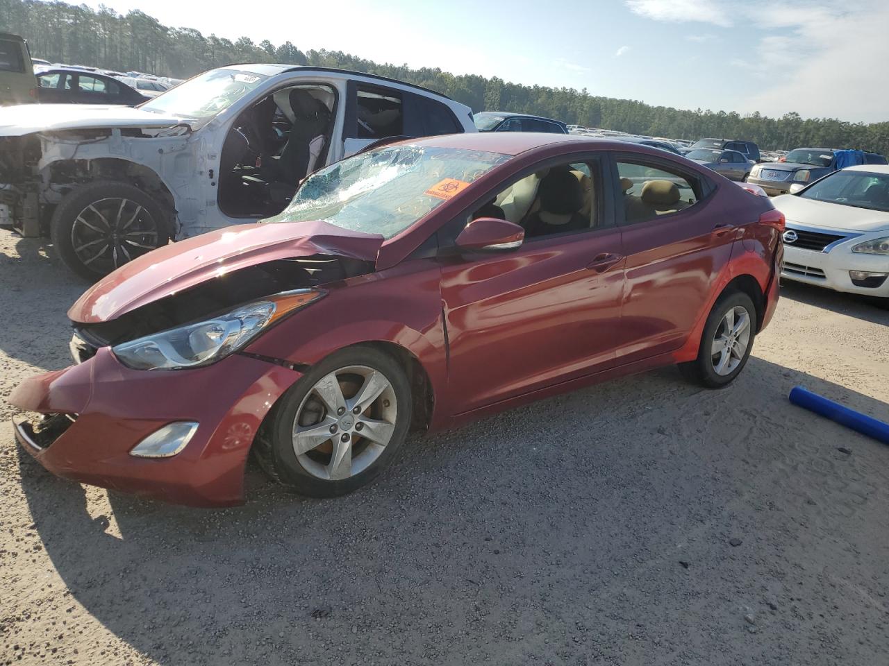 Image 1 of 2013 HYUNDAI ELANTRA GLS 2013 with VIN 5NPDH4AE2DH280427