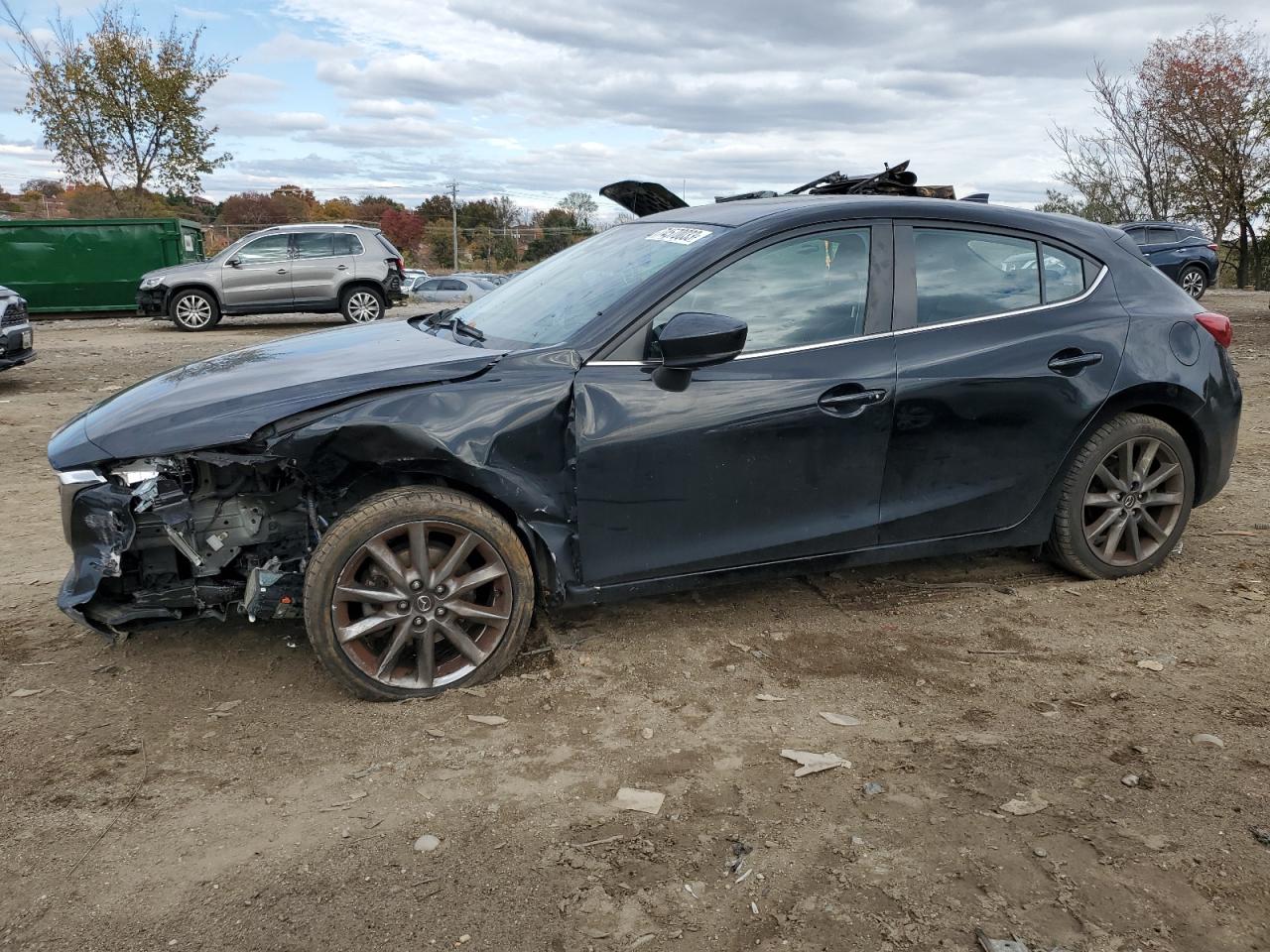 Image 1 of 2018 MAZDA 3 GRAND TOURING 2018 with VIN JM1BN1M32J1160820