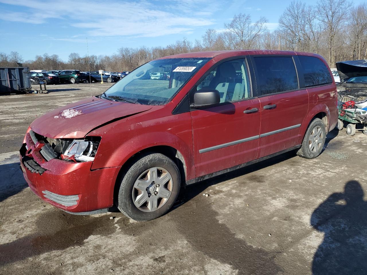 Image 1 of 2008 DODGE GRAND CARAVAN SE 2008 with VIN 1D8HN44H28B148874