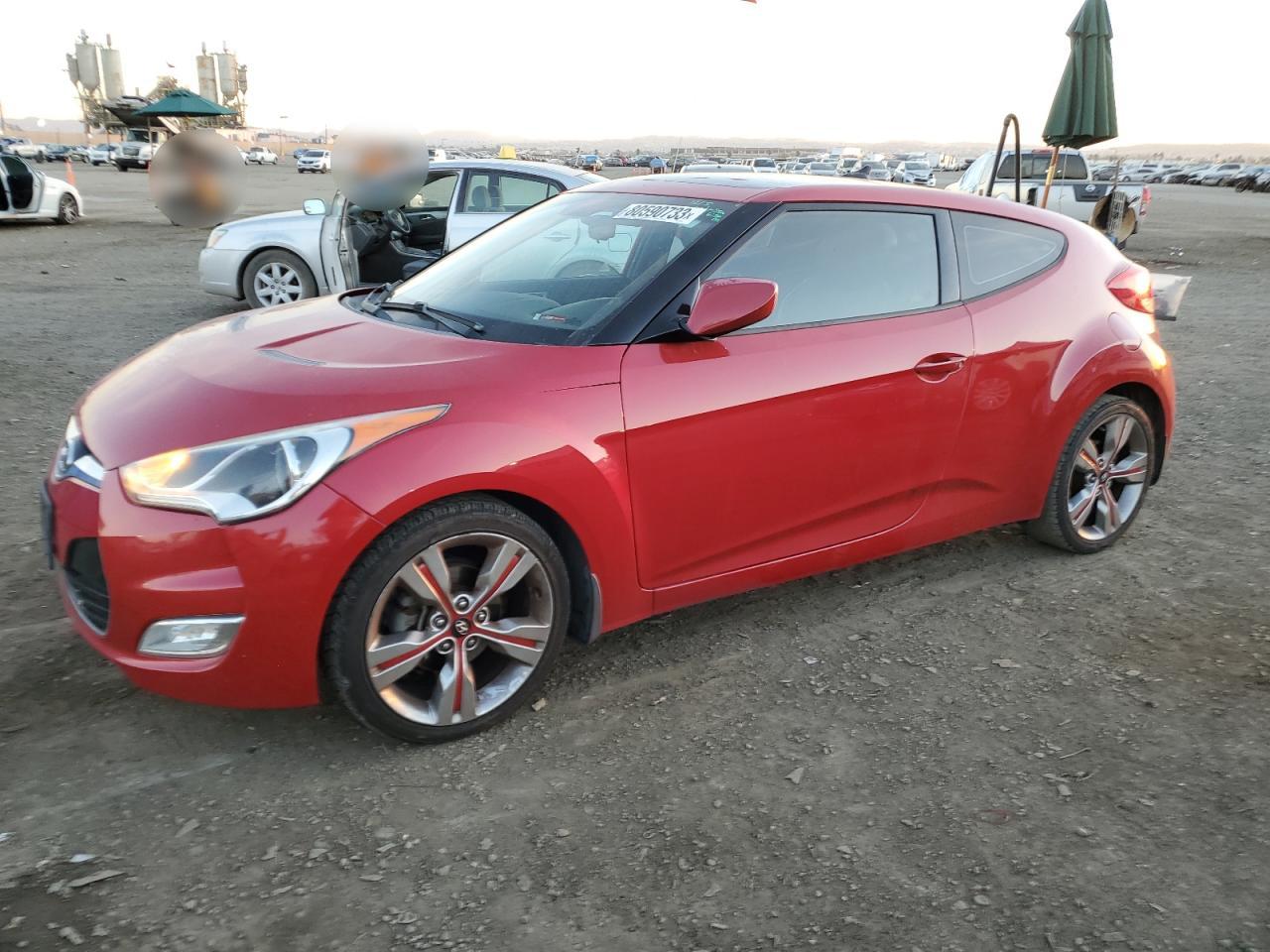 Image 1 of 2013 HYUNDAI VELOSTER  2013 with VIN KMHTC6AD1DU108890