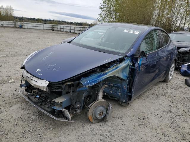 Изображение 2 2021 TESLA MODEL Y  2021 с VIN 5YJYGDEE5MF232577