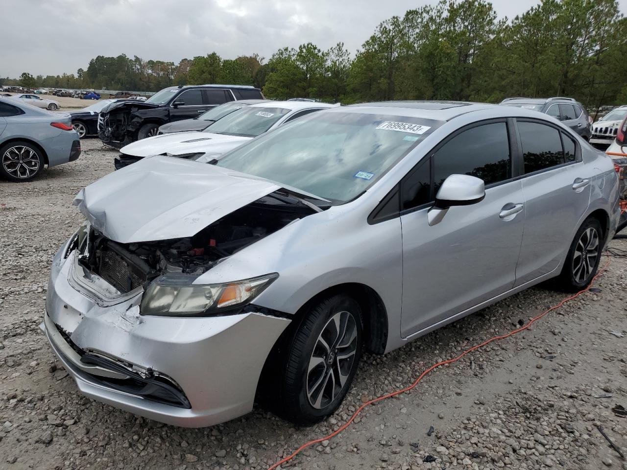 Obraz 1 z 2013 HONDA CIVIC EX 2013 z VIN 19XFB2F81DE229927