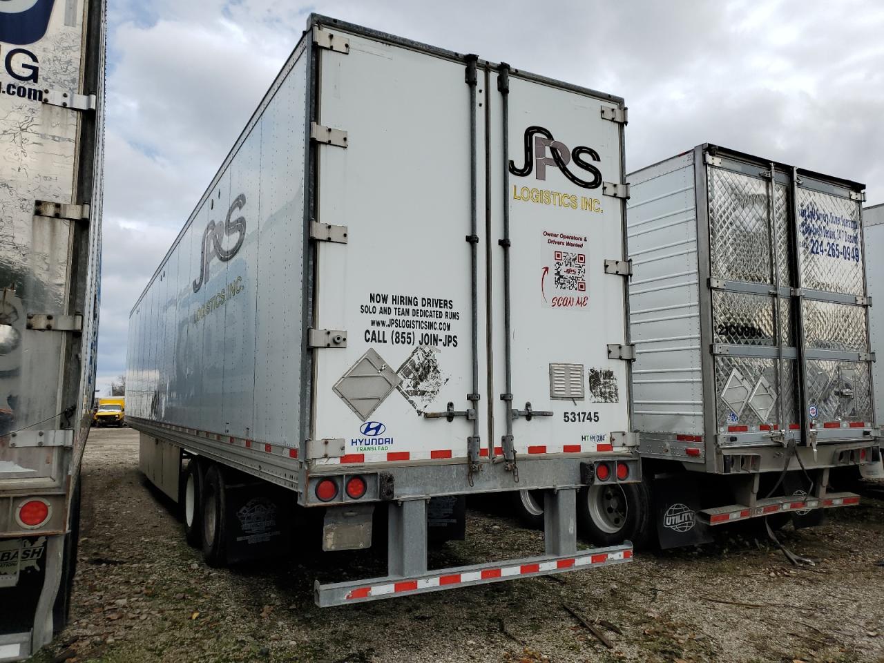 Image 3 of 2015 HYUNDAI                     DRY VAN 53 2015 with VIN 3H3V532C8FT062017